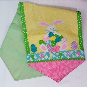 Hobby Lobby Quilted Cotton Easter Bunny Table Runner 13 × 37